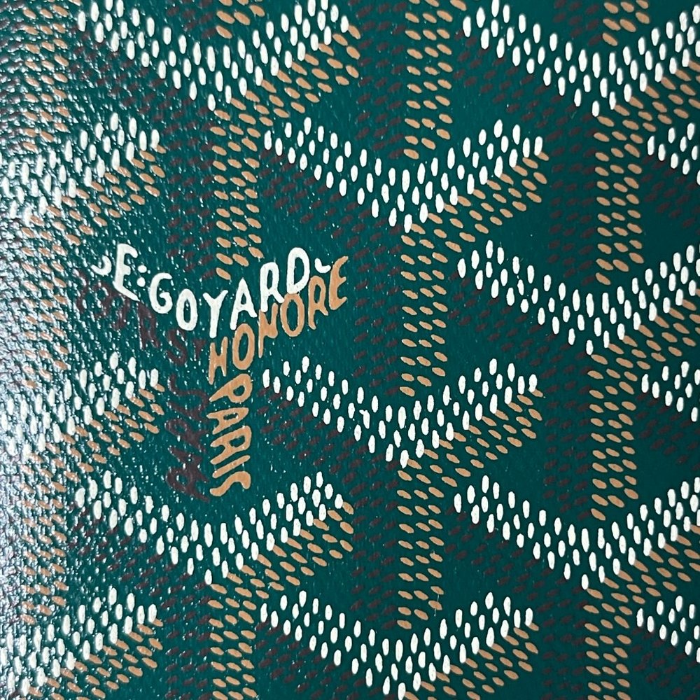 New Goyard Bi Fold Victoire Full Size Wallet - Coveted Green Canvas - Picture 12 of 14